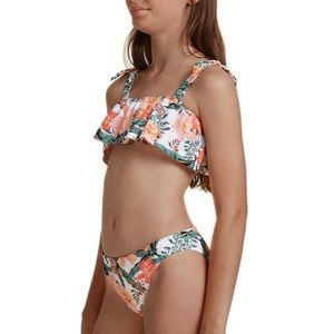 ROXY• Girls Love Is Big Flutter Bikini Set